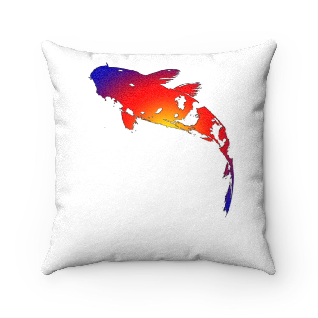Original Art Faux Suede Square Cushion Cover (only) by Linda Goodman