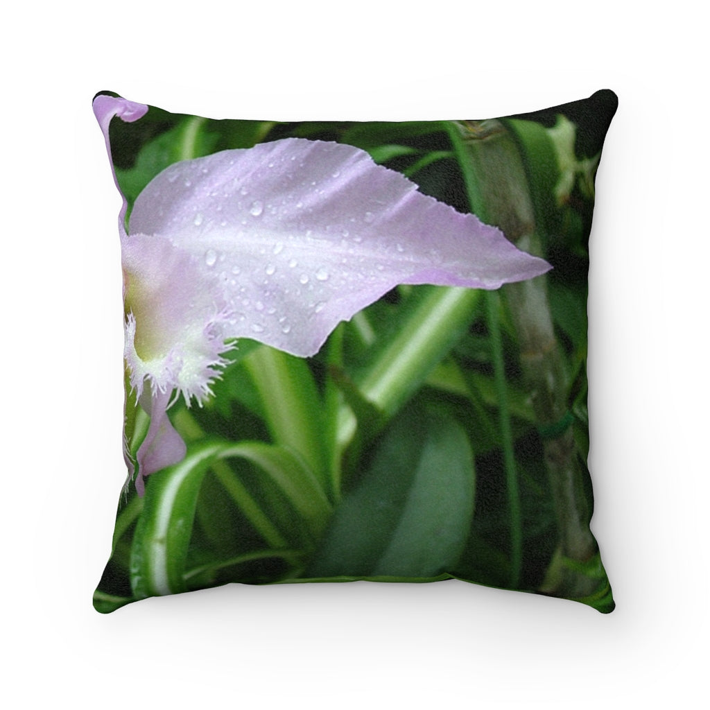 Original Art Faux Suede Square Cushion Cover (only) by Linda Goodman