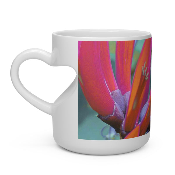 Original Art Heart Shape Mug by Linda Goodman