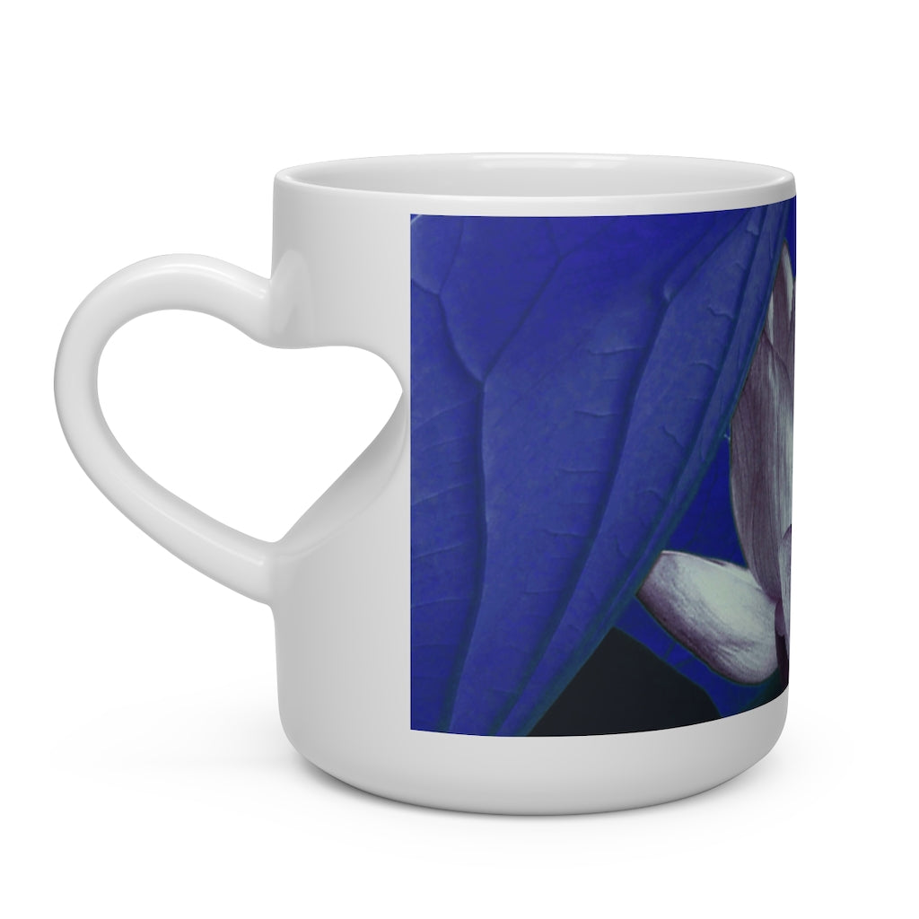 Original Art Heart Shape Mug by Linda Goodman