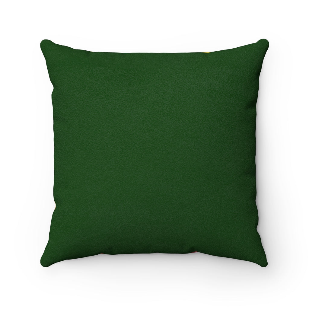 Original Art Faux Suede Square Cushion Cover (only) by Linda Goodman