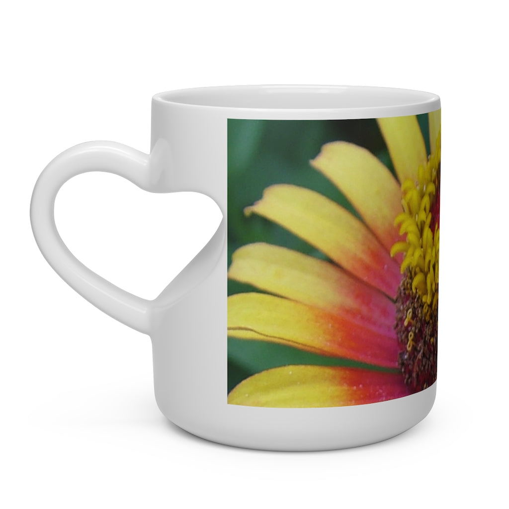 Original Art Heart Shape Mug by Linda Goodman