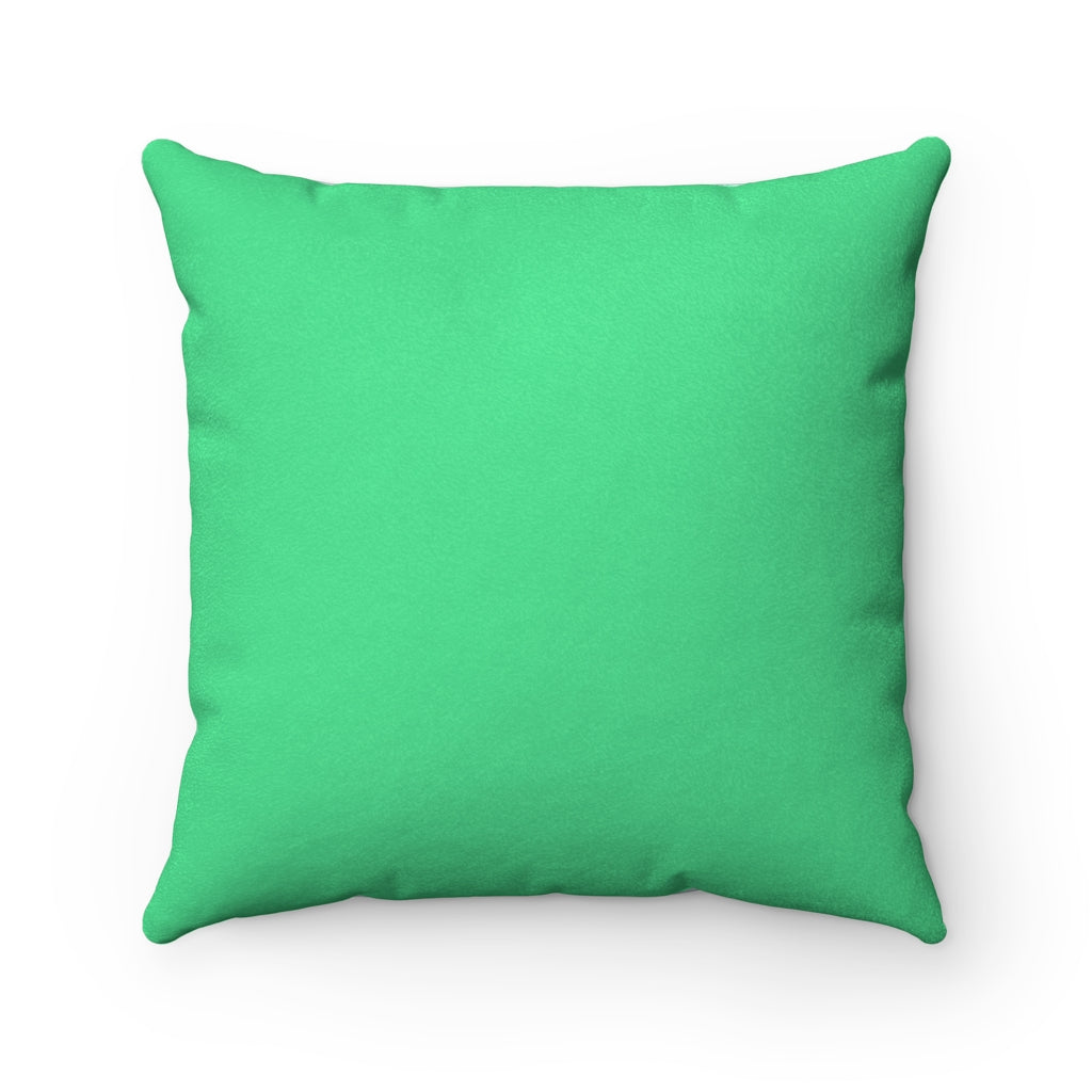 Original Art Faux Suede Square Cushion with insert by Linda Goodman