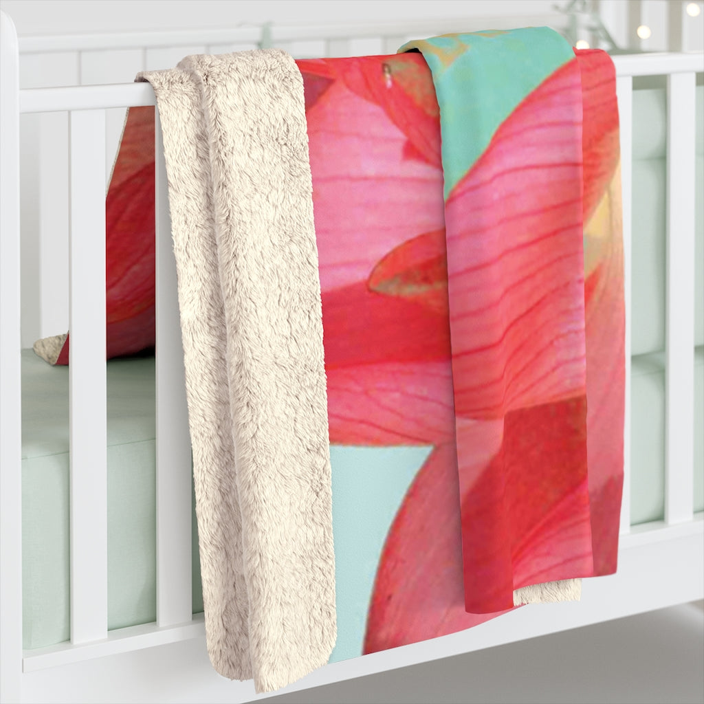 Original Art Fleece Blanket by Linda Goodman
