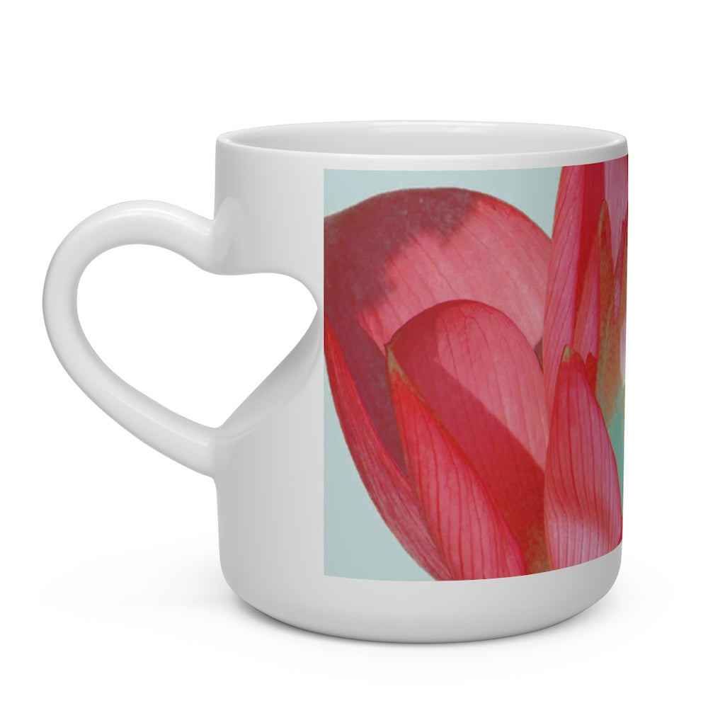 Original Art Heart Shape Mug by Linda Goodman