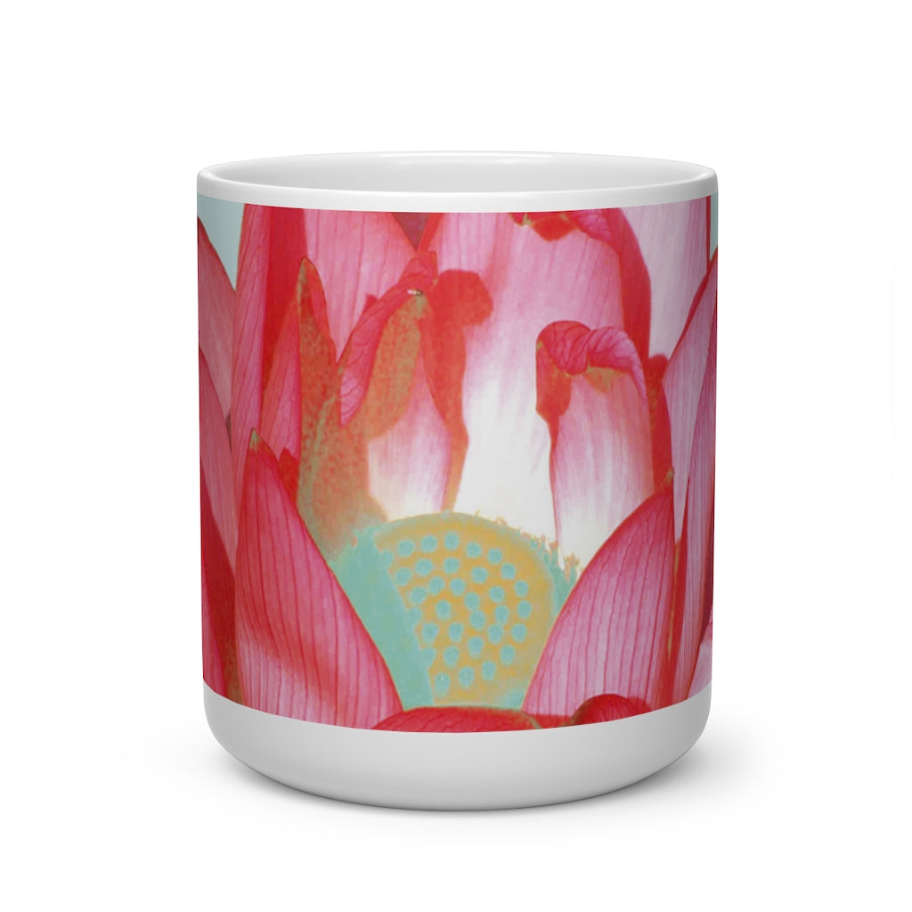 Original Art Heart Shape Mug by Linda Goodman
