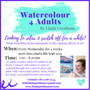 Watercolour 4 Adults Class-Sept 2021