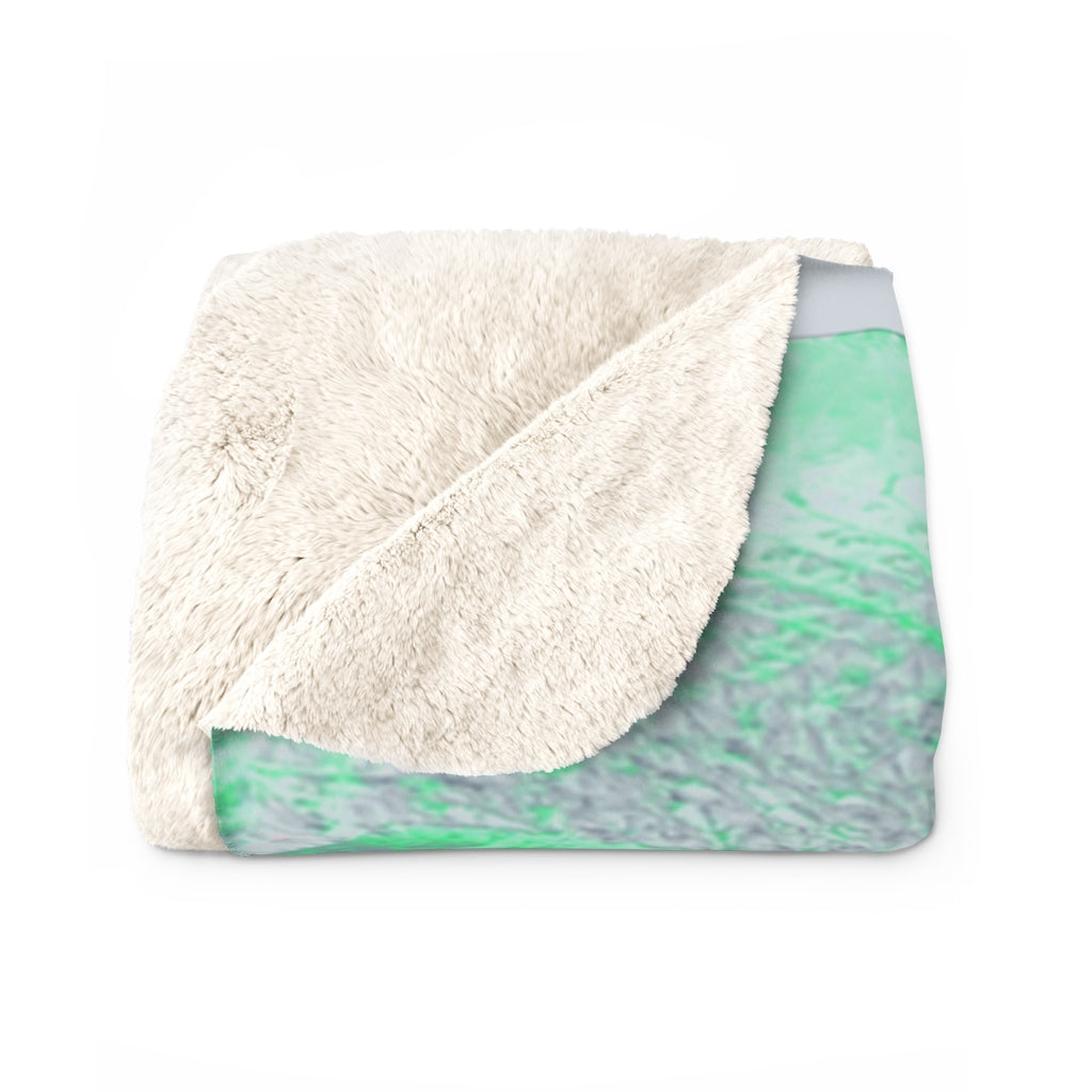 Original Art Fleece Blanket by Linda Goodman