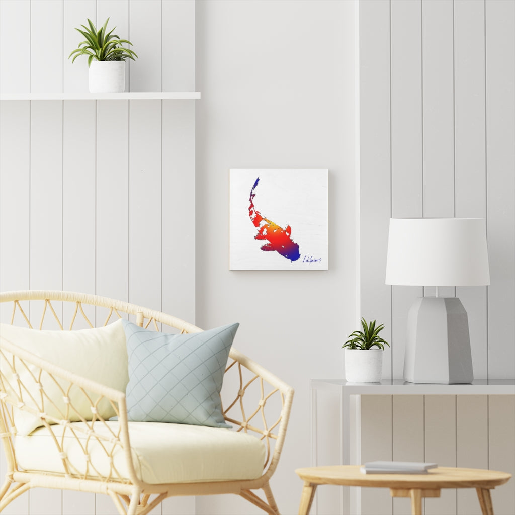 Original Art Wood Canvas by Linda Goodman