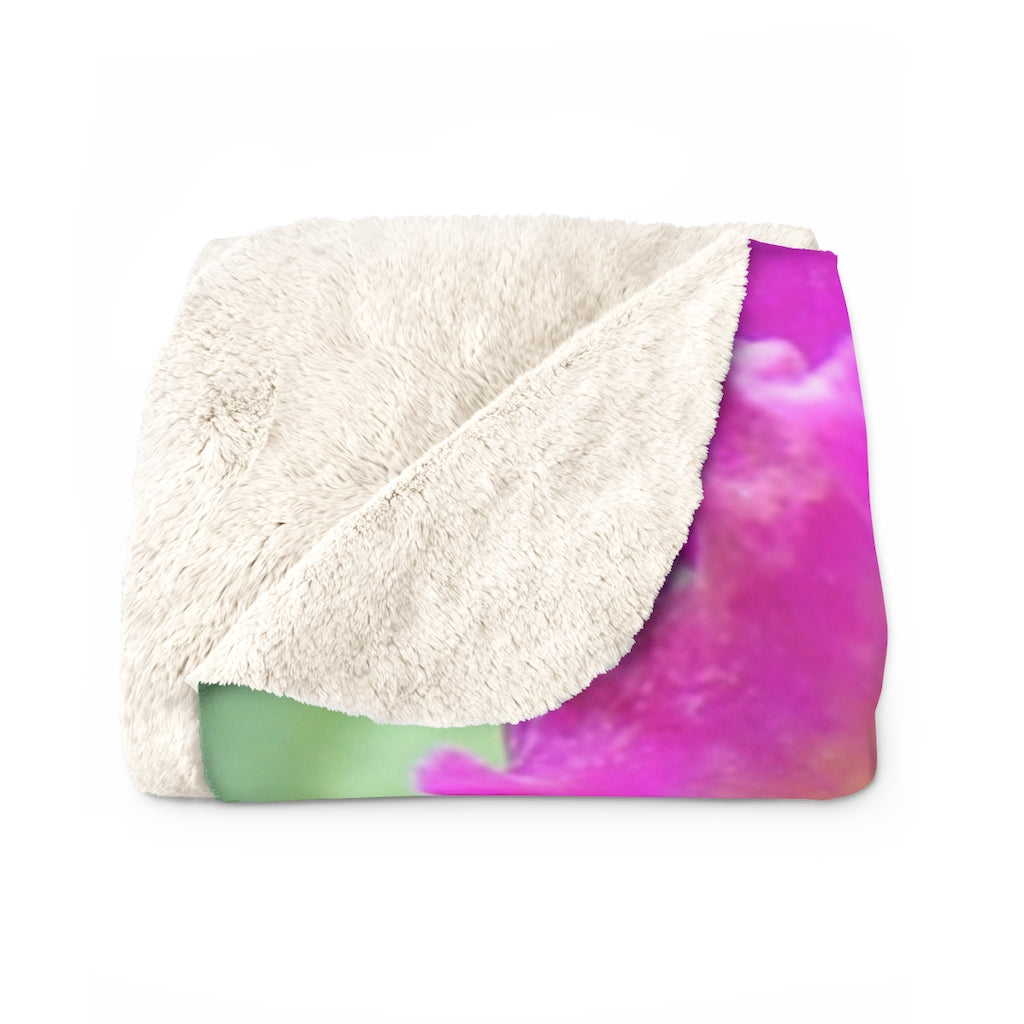 Original Art Fleece Blanket by Linda Goodman