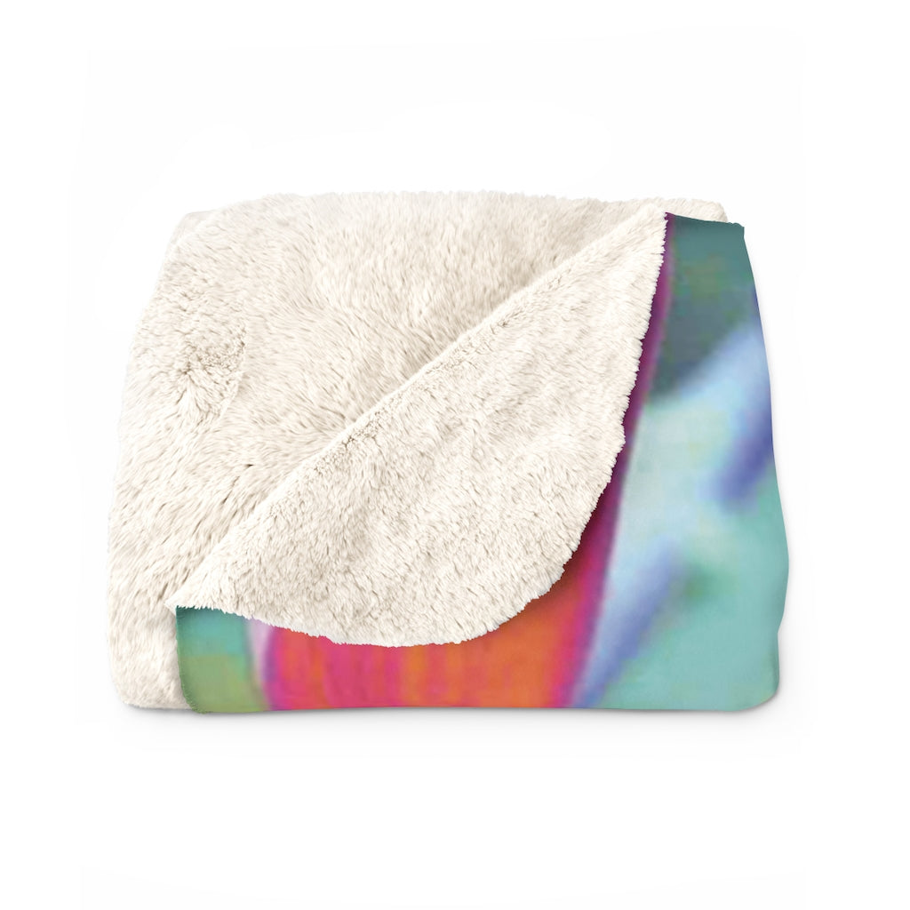 Original Art Fleece Blanket by Linda Goodman