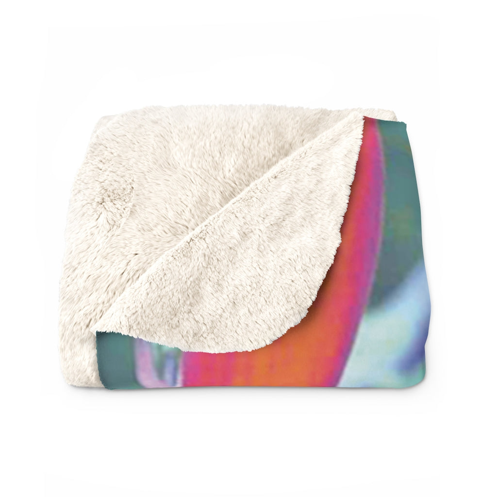 Original Art Fleece Blanket by Linda Goodman