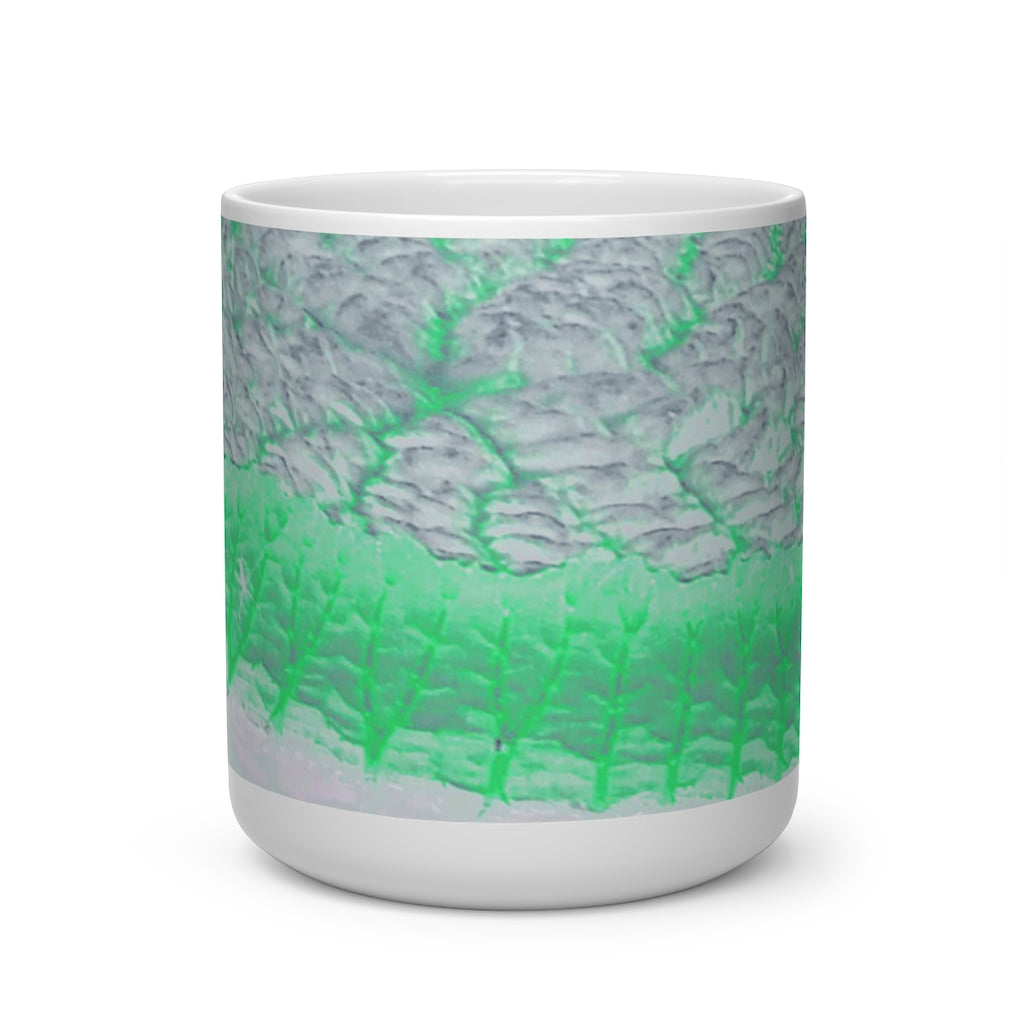 Original Art Heart Shape Mug by Linda Goodman