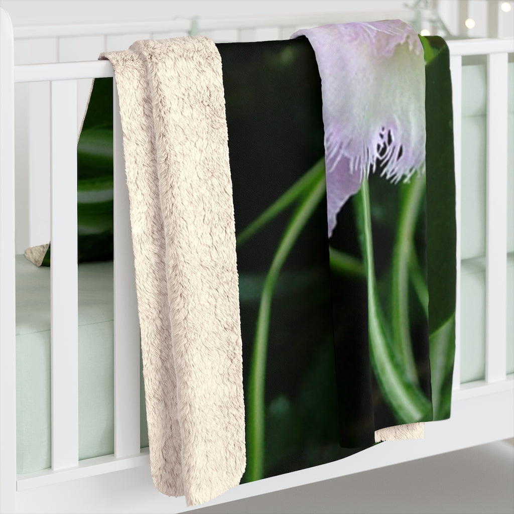 Original Art Fleece Blanket by Linda Goodman
