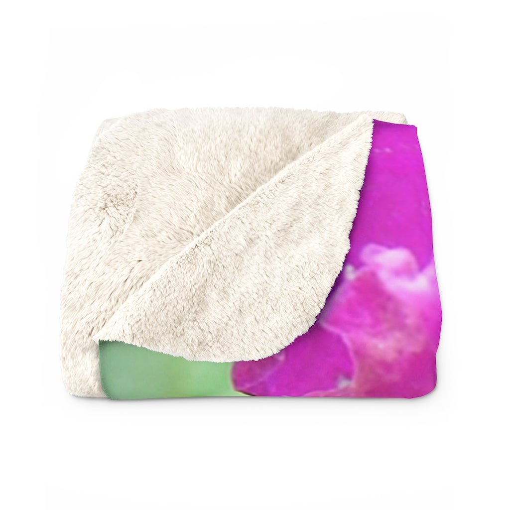 Original Art Fleece Blanket by Linda Goodman