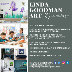 For more info contact: artbylindagoodman@gmail.com