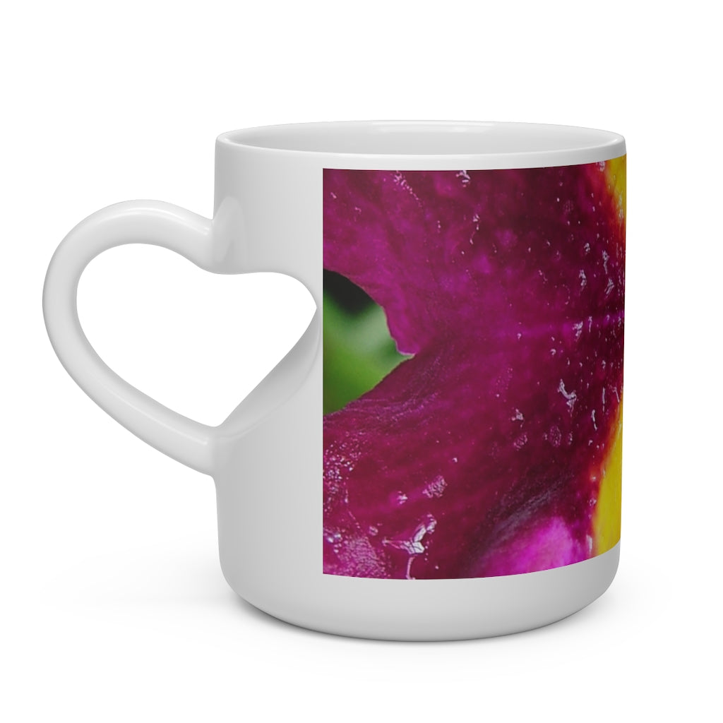 Original Art Heart Shape Mug by Linda Goodman