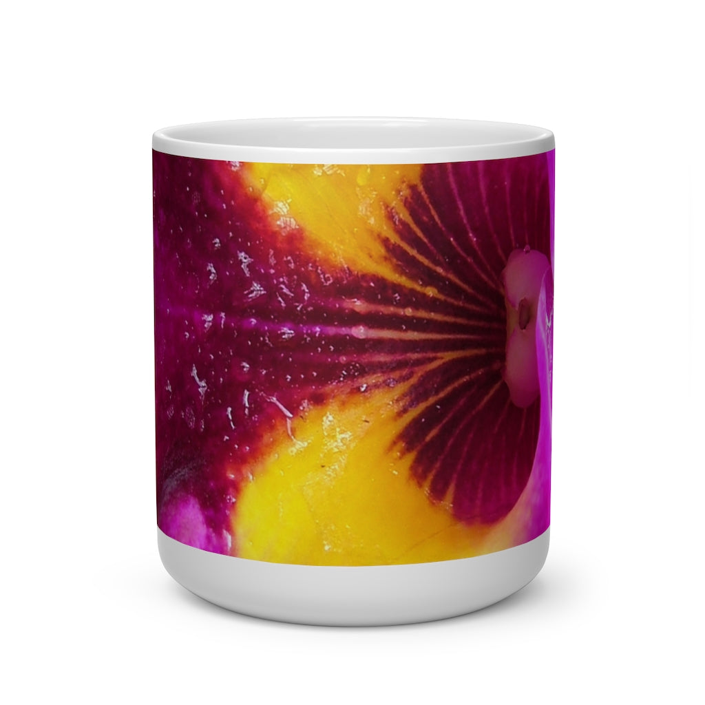 Original Art Heart Shape Mug by Linda Goodman