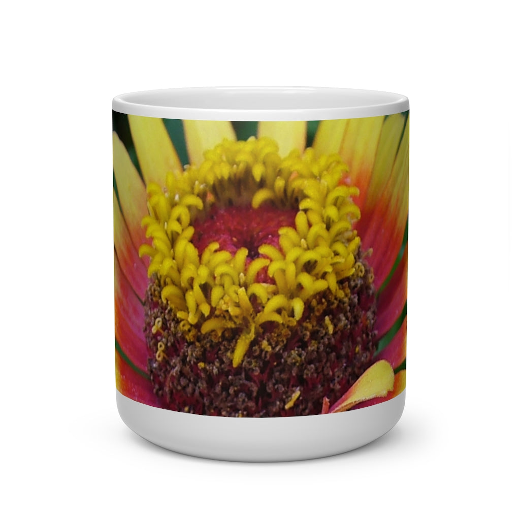 Original Art Heart Shape Mug by Linda Goodman