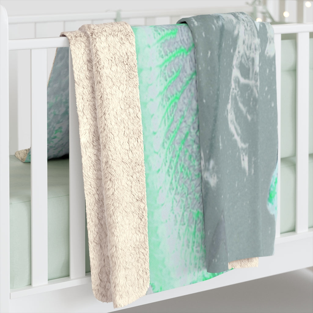 Original Art Fleece Blanket by Linda Goodman
