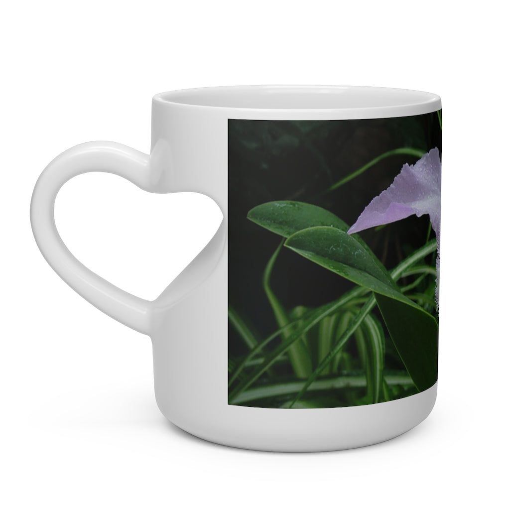 Original Art Heart Shape Mug by Linda Goodman