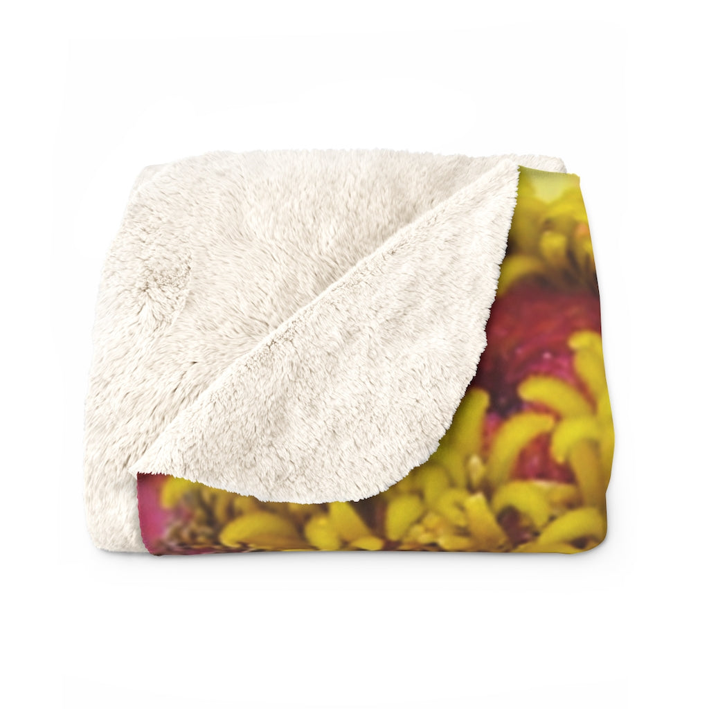 Original Art Fleece Blanket by Linda Goodman