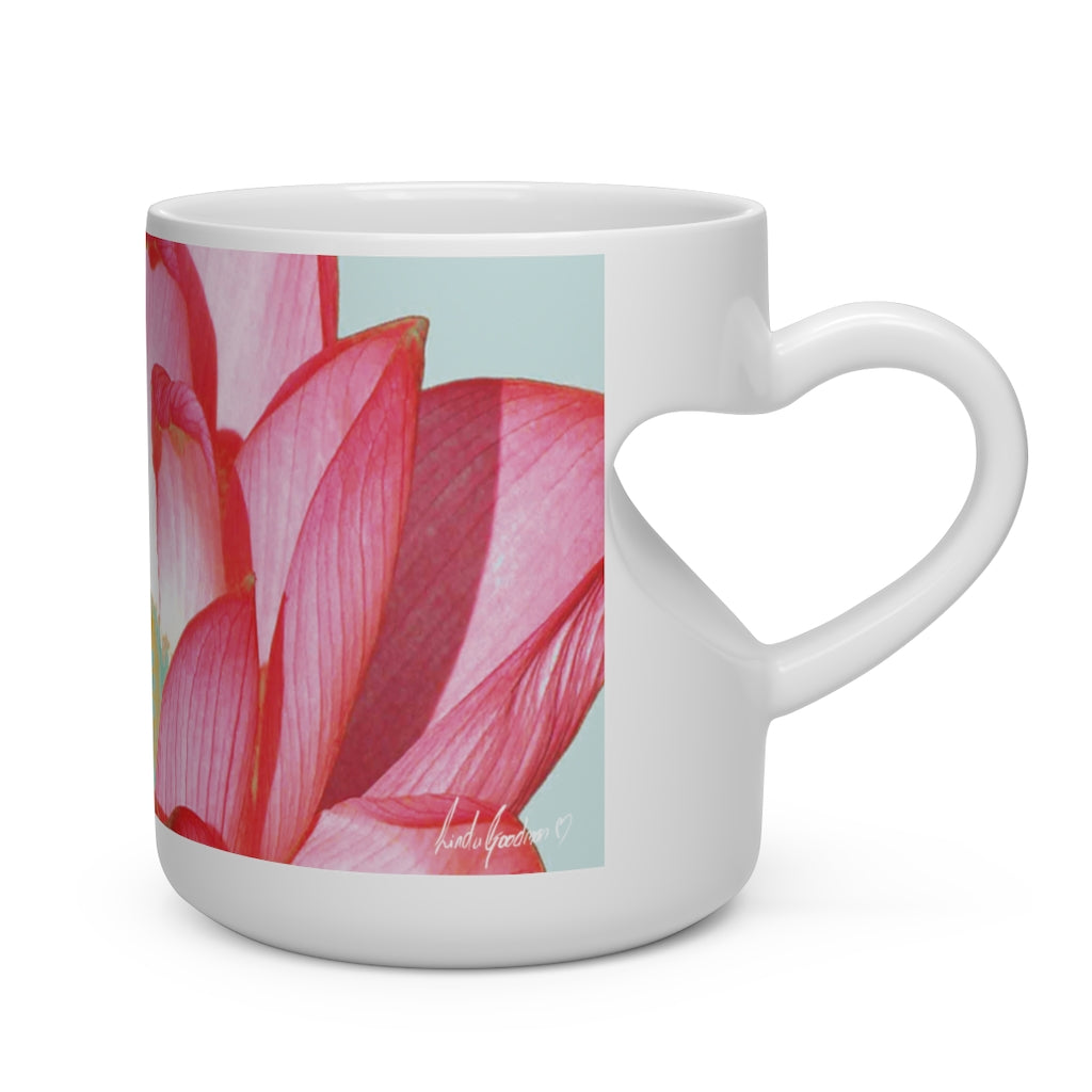 Original Art Heart Shape Mug by Linda Goodman